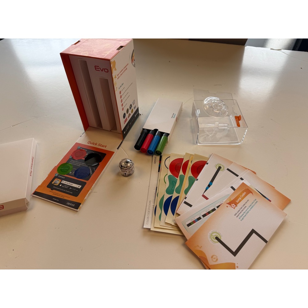 Ozobot Evo Coding Robot STEM Toy Programmable with Markers & Cards   Parts Only